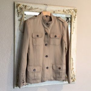 Willi Smith safari-style jacket.Camel color.Size 4